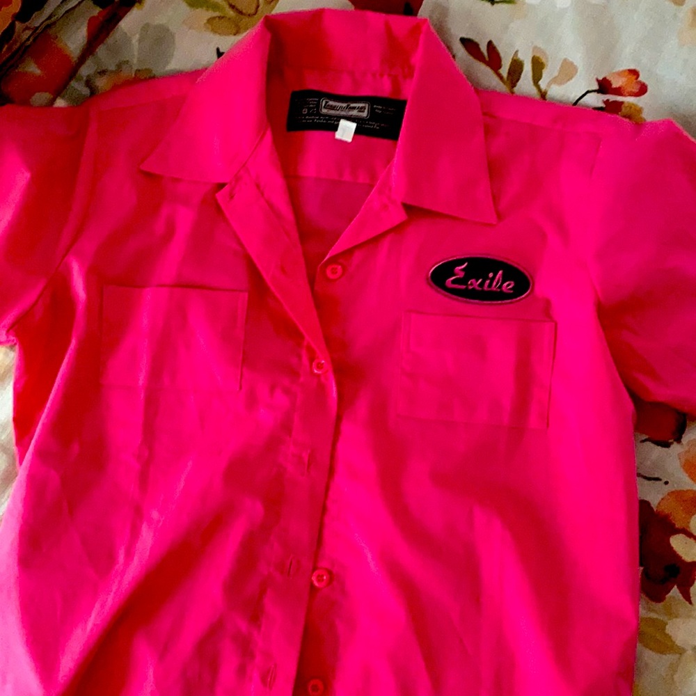 Exile motor cycle lady’s button up. Super cute